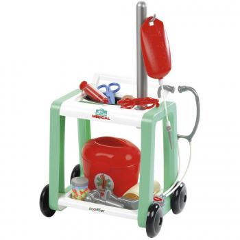 Ecoiffier Carrello di Emergenza Sanitaria con Accessori per Medici