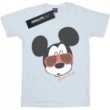 Woman's Mickey Mouse Graphic Tee with Sunglasses