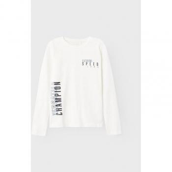 NAME IT Elegante Bluse 13218796 Weiß Regular Fit
