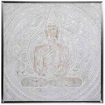 Quadro Buddha in rilievo 78x78 cm