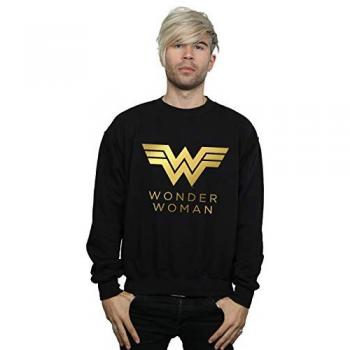 DC Comics Wonder Woman 84 Felpa Maschile Logodoro