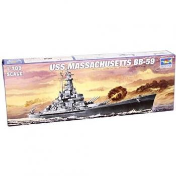 Cuirassé USS BB-59 Massachusetts 1:700