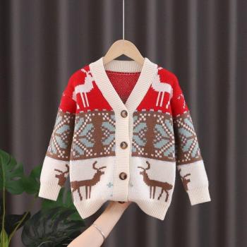 Chandail en tricot de Noël pour filles