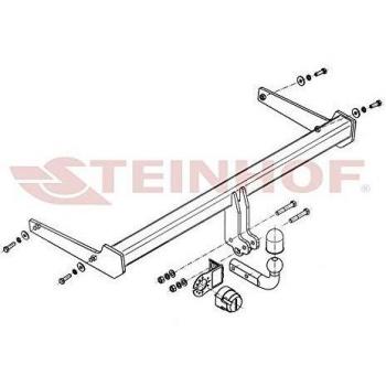 Gancio Traino per VW Caddy III STEINHOF V-028