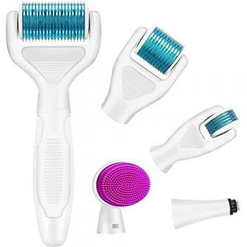 Kit di Bellezza Nivlan: Rullo Viso per Cicatrici, Smagliature e Capelli