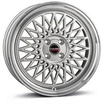 Borbet Felge B 7x17 ET38 4x108 silber Rand poliert