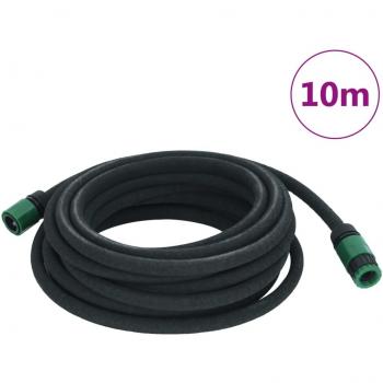Tuyau d’arrosage noir 0,6 10 m – résistance caoutchouc pour usage extérieur
