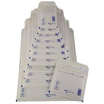 Enveloppes à bulles D14, blanches, sans fenêtre