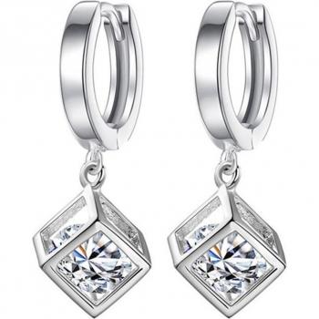 NEHZY Ladies Cube Love Window Necklace