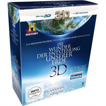 Die Wunder der Entstehung unserer Erde 3D Box [3D Blu-ray + 2D Version]