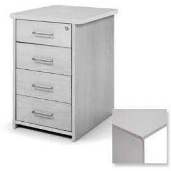 ROCADA Bucks Serie Store 4 cajones Melamina y PVC 60x50x72cm Gris-Gris 4005AB02
