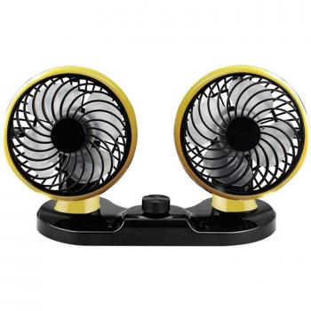 360 Degree Rotatable Dual-Head Car Fan