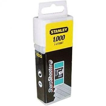Stanley Flat Narrow Crown Staples 8mm CT305T Pack 1000 STA1CT305T