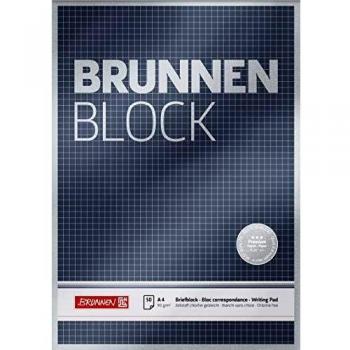 BRUNNEN Briefblock A4 90g kar. Premium