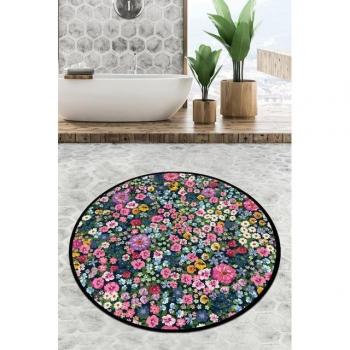 Alfombra de baño Antoryum Círculo 80 Multicolor