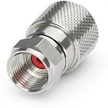 PureLInk EF020-10 Easyfit F-Stecker für Satkabel, 7,2mm bis 7,4mm, 10er Set