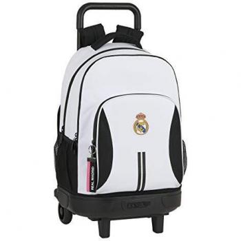 MOCHILA GRANDE CON RUEDAS REAL MADRID 1ª EQUIP