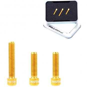RISK Titanium Alloy Shift Adjustment Bolts for Front & Rear Derailleurs