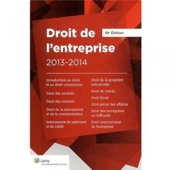 Droit de l'entreprise 2013-2014 : L'essentiel pour comprendre le droit