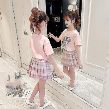 Conjunto de T-shirt y Falda Plisada Sanrio Cinnamoroll y My Melody para Niñas 130