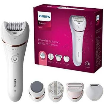 Philips Epilierer »BRE740/10«, 8 St. Aufsätze, Leistungsstarke Epilation