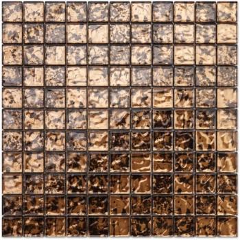 Baltic Amber: Mosaico Vetro su Rete 30x30