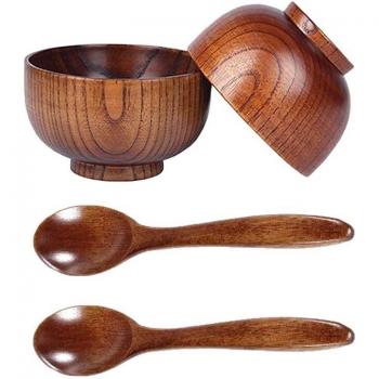 Vajilla Madera Artesanal