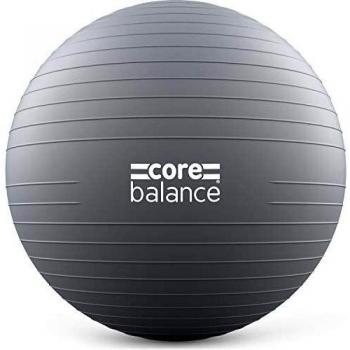 Core Balance Anti Burst Gym Ball, 85cm With Hand Pump (Grey)