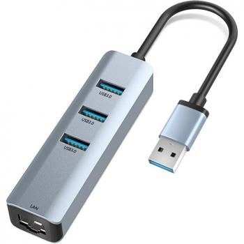 USB‑C Hub 5‑Puertos: RJ45 + 4x USB 3.0