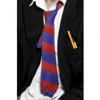 Red & Blue School Tie for Fancy Dress