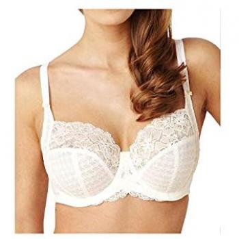 Panache Envy Balconette Lace-Free Bra – Beige, 38E
