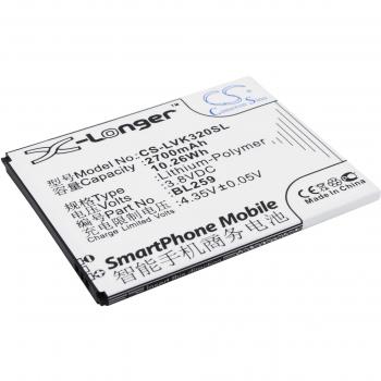 Batteria LiPo 3.8V 2.7Ah per Lenovo Lemon 3