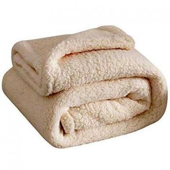 Single Size Sherpa Fleece Blanket 50 x 60