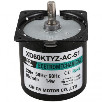 Motor Síncrono Negro 10RPM 14W