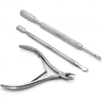 Cortador de Uñas Artístico de Acero Inoxidable