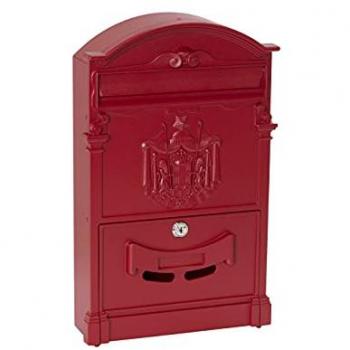 Arregui D‑2151/R Briefkasten im klassischen Stil – Außenwandhalterung, Größe M (DIN A4)