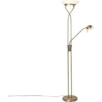 Bronze Floor Lamp with Dimmer and LED