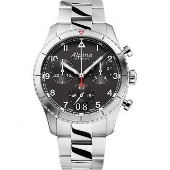 Alpina Startimer Pilot Chronograph Big Date Watch AL-372BW4S26B