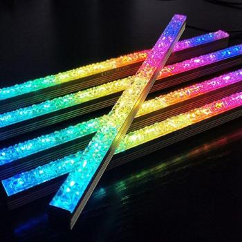 COOLMOON 2PCS RGB LED Light Strip with Controller