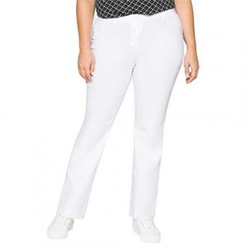 Sheego Bootcut Bengalin-Hose in Weiß für Damen, Größe 40