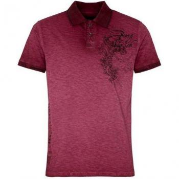 Herren T-Shirt „ASKAN“ in Burgunder – XXL (Großgröße)