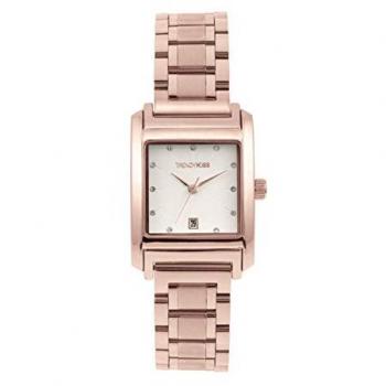 Montre Femme Trendy Kiss Margot Rose Doré avec Bracelet Acier 16mm Gris