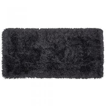 Tappeto Shaggy Poliestere Nero 80 x 150 cm