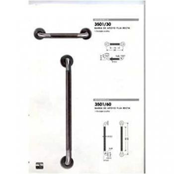 Herrajes Ocariz asidero baño 60cm recto antideslizante inox