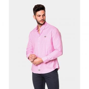 Vichy Rosa Camisa Regular – Serie Bandera Spagnolo