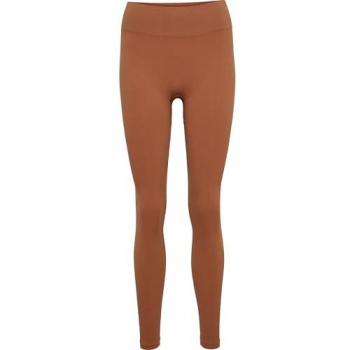 Hummel Damen HMLMT Adapt Seamless M/W Leggings Braun Extra Large