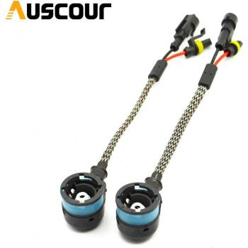 2 Piezas de Conector Adaptador D2S HID, Arnés de Cables AMP, Enchufe D2R