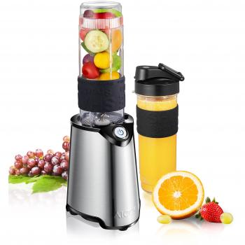 Frappè Maker Aicok Argento 300W Tazza Tritan BPA‑Free