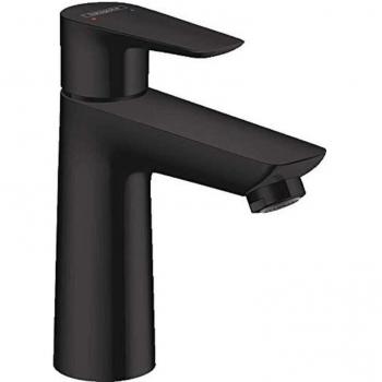 Hansgrohe Talis E 110, Mitigeur de lavabo noir mat, sans vidage ni tirette