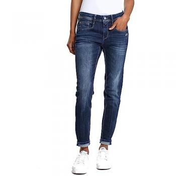 Relax-fit-Jeans GANG 94AMELIE, Damen, Gr. 27, blau (blau used), mit doppelter rechter Gesäßtasche